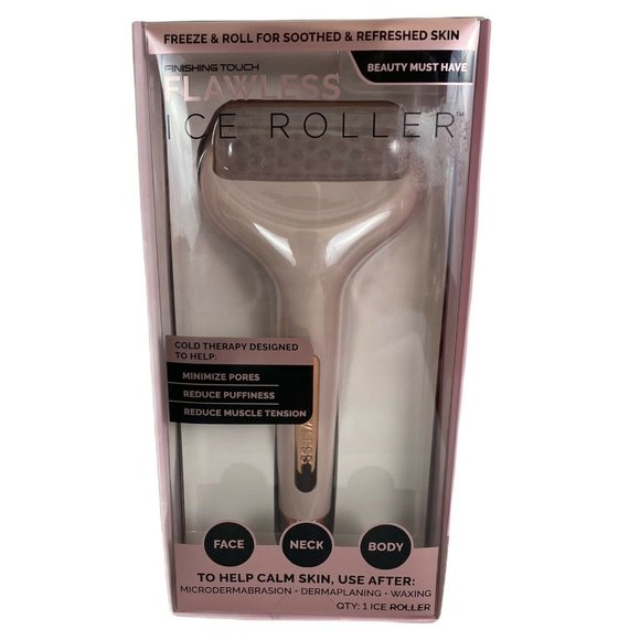 Finishing Touch Flawless Ice Roller Cold Therapy For Face Neck, Body Sealed NWB - Picture 1 of 5